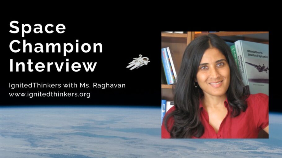 Dr. Raghavan Featured in Space Champion Interview | Raghavan Research Group